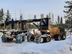 Новый укомплектованный лесозаготовительный комплекс TIGERCAT