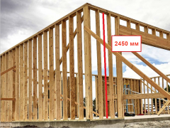 Стойки для каркасных домов – Класс прочности С16, не требуют торцовки, готовы к строительству.