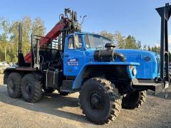 Лесовоз Урал капремонт 2025 с новым манипултяором Велмаш