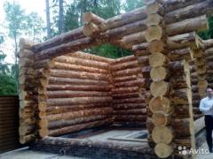 Строим срубы домов и бань из бревна и бруса