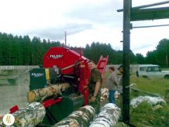 Машины для колки дров - дровоколы Palax (Финляндия).
